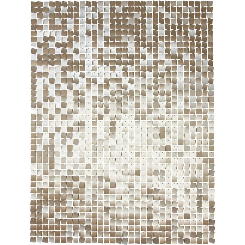 Backdrop paljettpanel, matt guld 30x30 cm 12 st