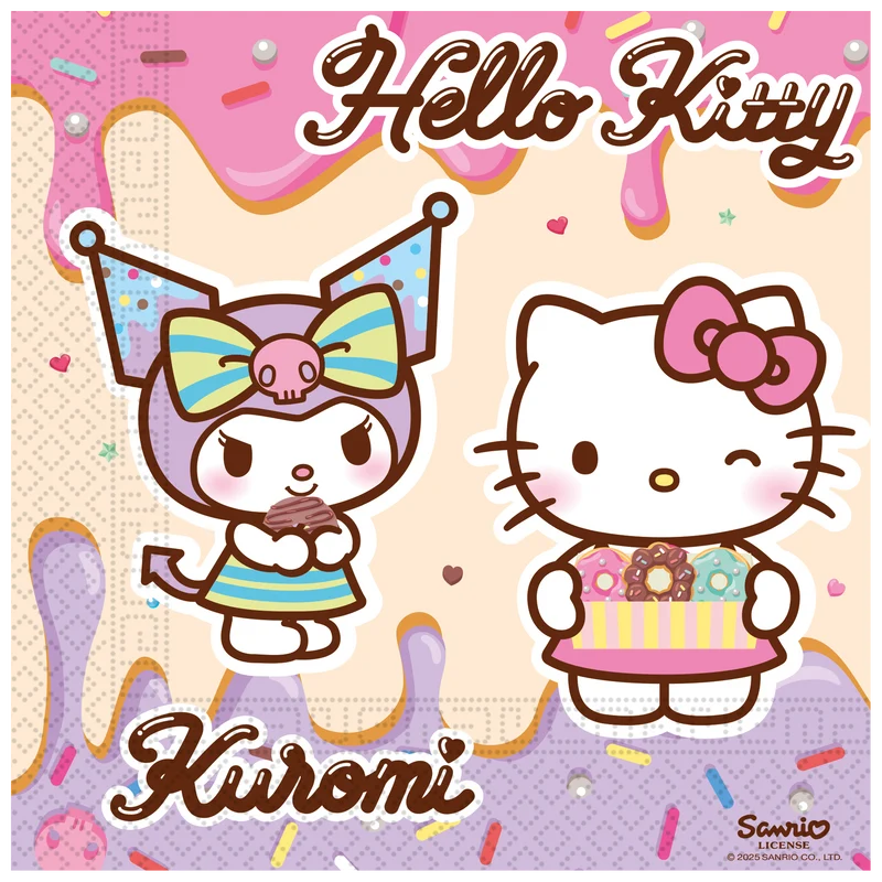 Servetter, Hello Kitty 33x33 cm 20 st