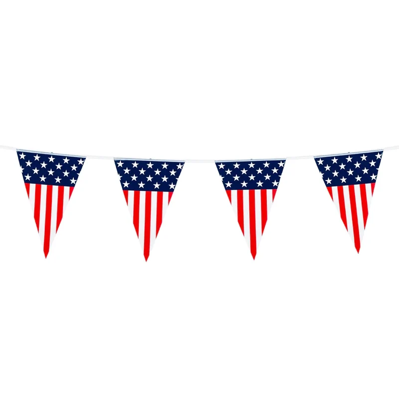 Flaggirlang, USA 30x20 cm 6 m