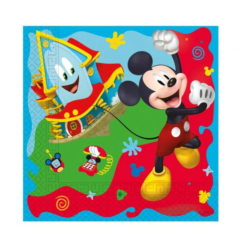 Servetter, Musse Pigg 33x33 cm 20 st