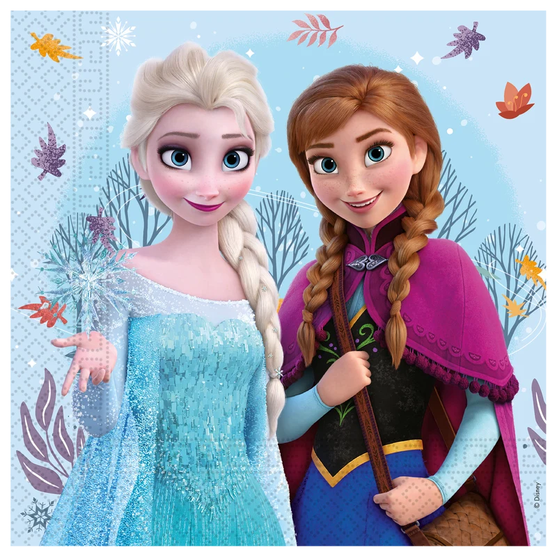 Servetter, Frozen 33x33 cm 20 st