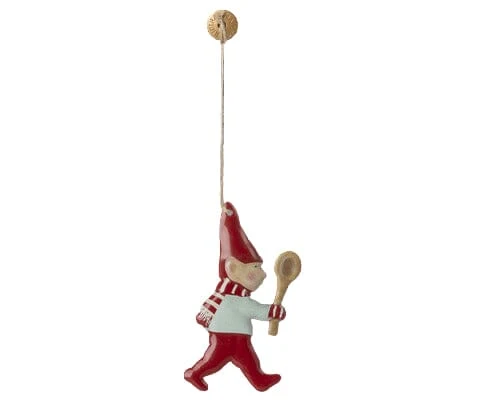 Maileg - Metal Ornament, Nisse - Ske - 14-5511-01