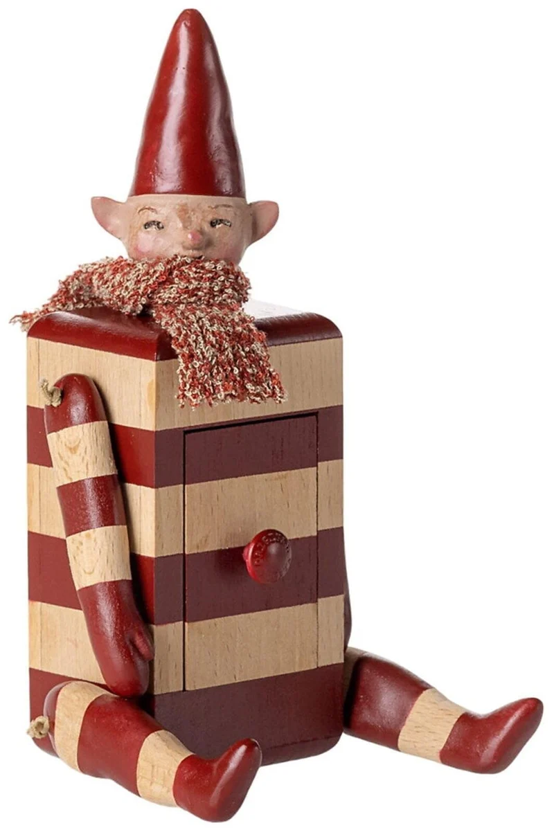 Maileg - Nisse Med Skuffe, Rød - 14-5182-00