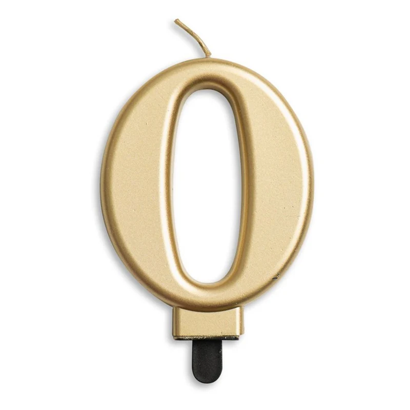 Sifferljus, 0 guld metallic