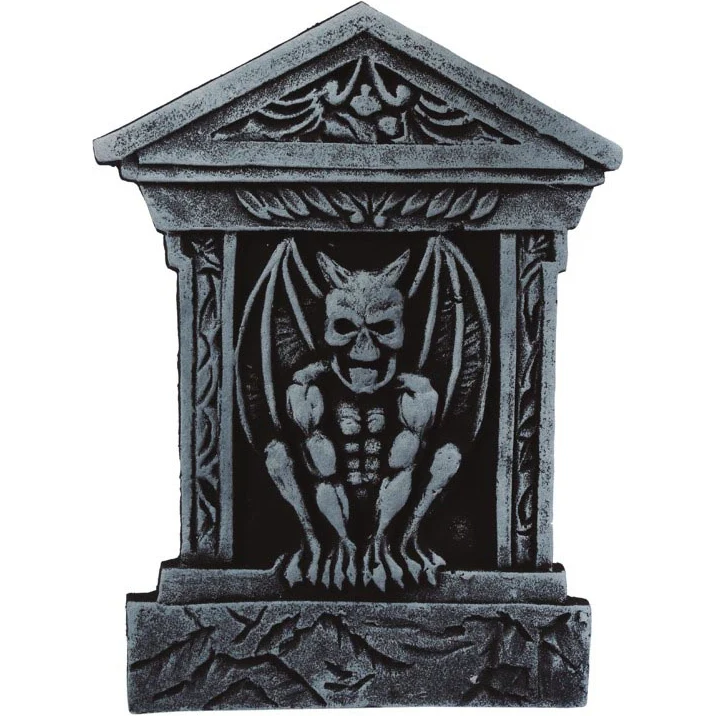 Gravsten, Gargoile tablet 52x35 cm