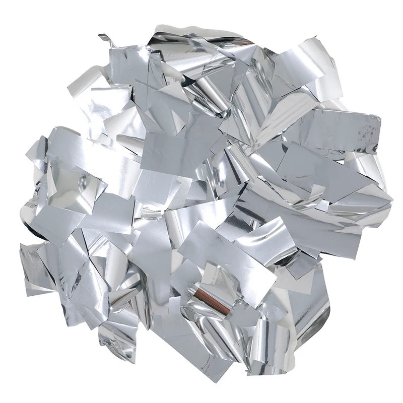 Konfettibomb, silver 3 st
