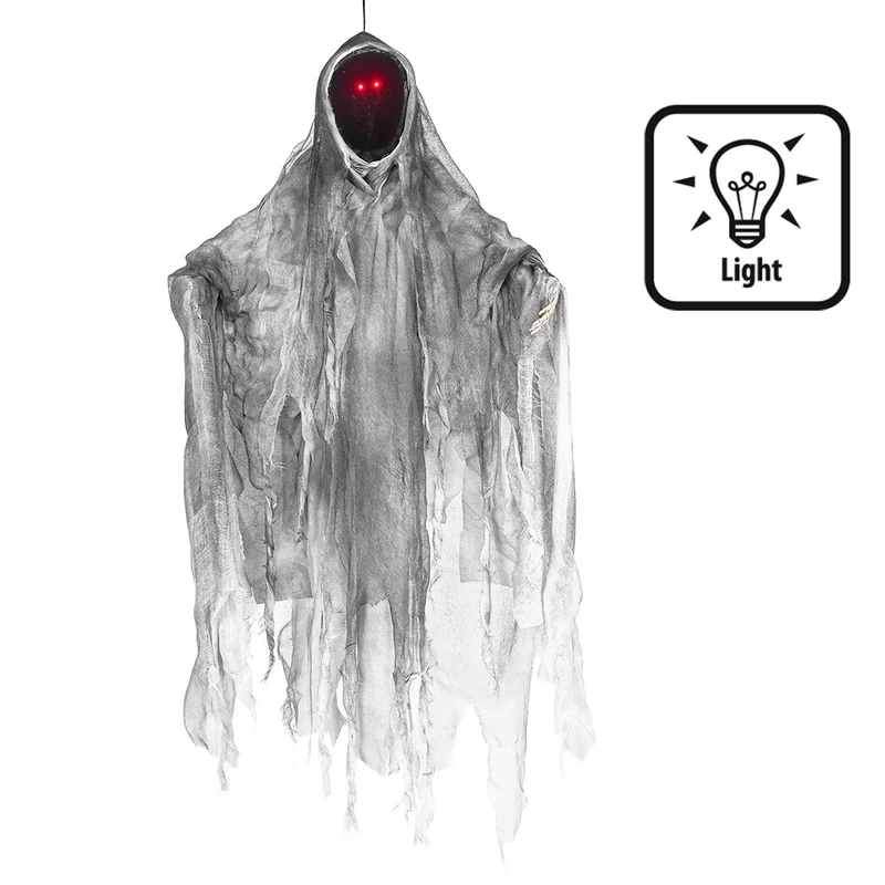 Prop, faceless gray ghost 36 cm