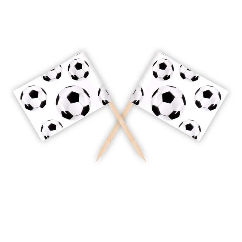 Cocktailflaggor, fotboll 24 st