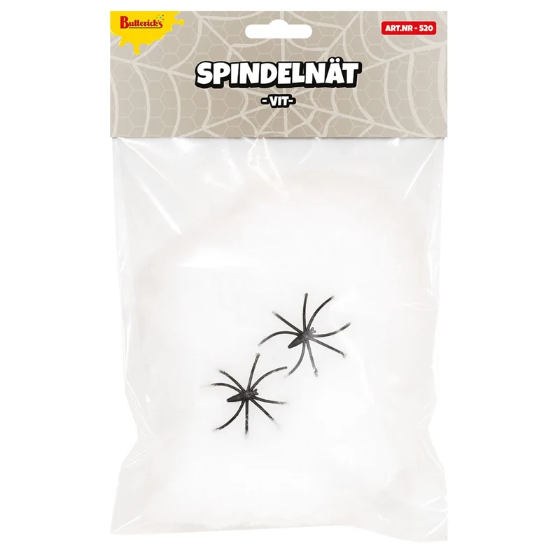 Spindelnät, vit 20 g