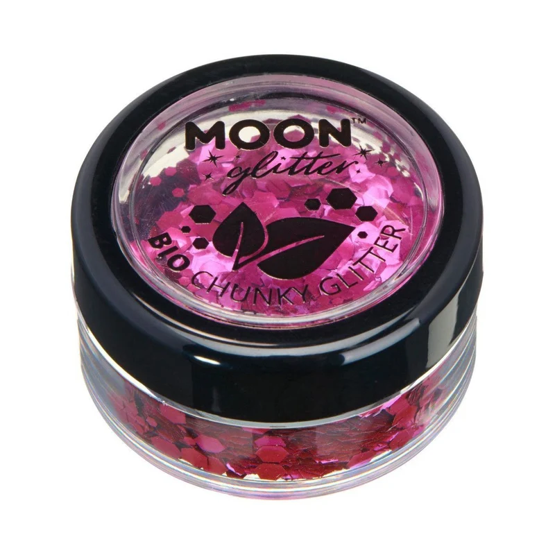 Moon Glitter Bio Chunky Glitter, pink 3 g