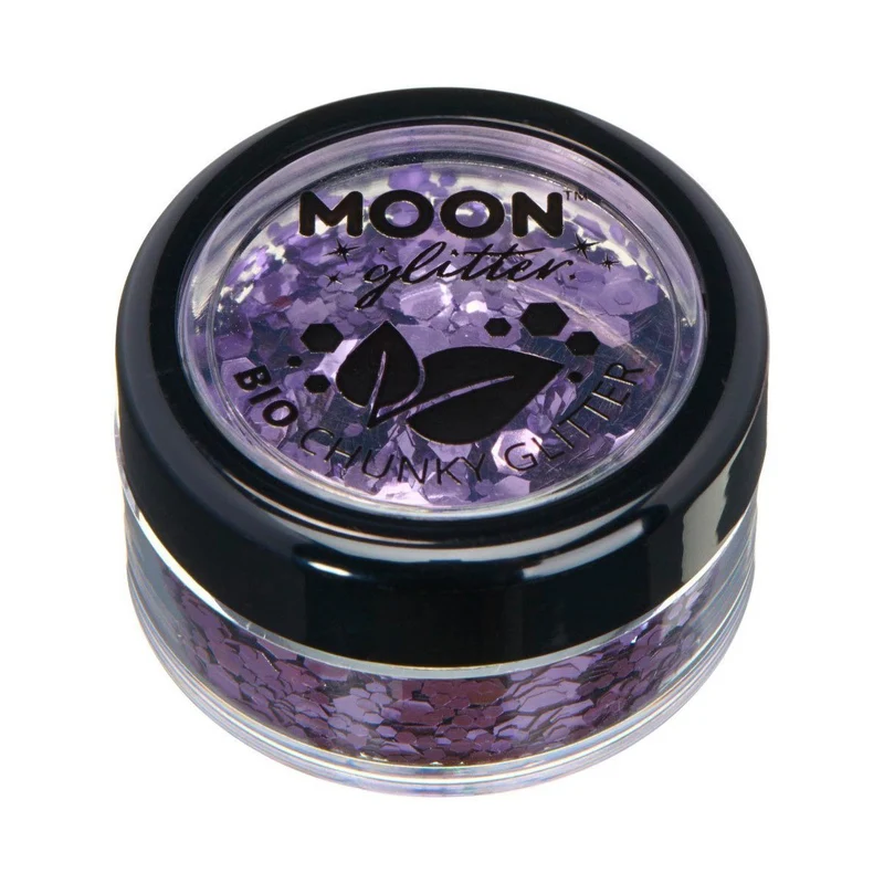 Moon Glitter Bio Chunky Glitter, lilac 3 g