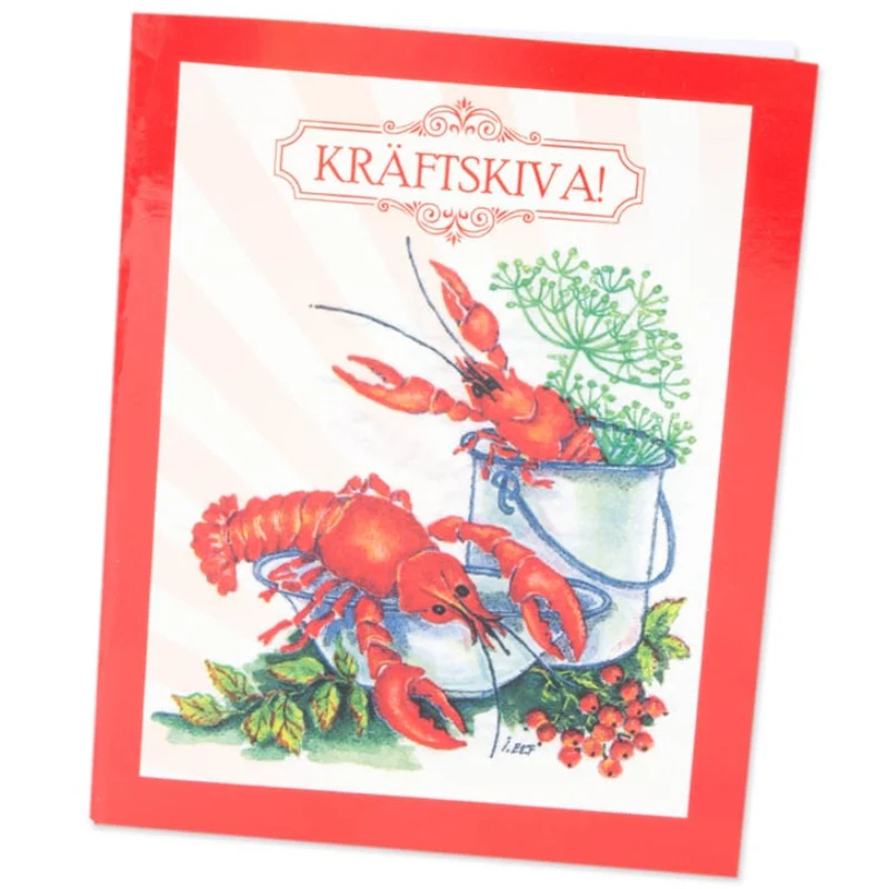 Sånghäfte, kräftskiva