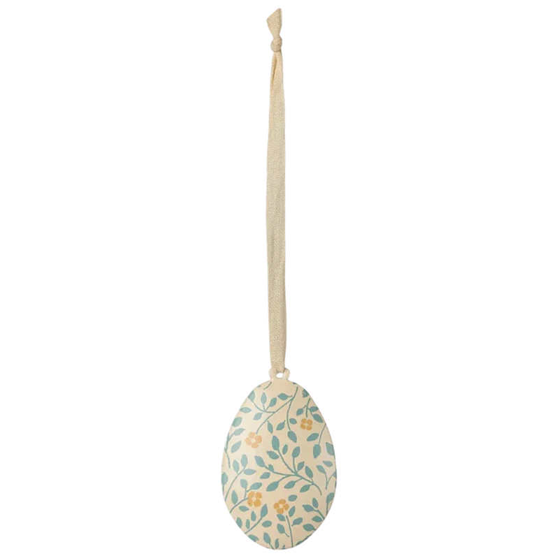 Maileg - Påskeæg Ophæng, Blade - Mint - Onesize