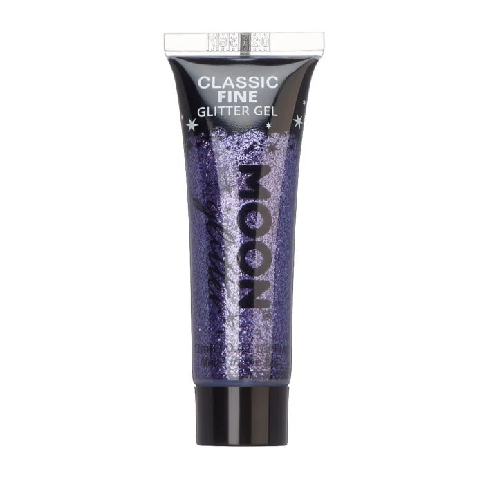 Moon Ansikts- & kroppsglitter i tub, lila 12 ml