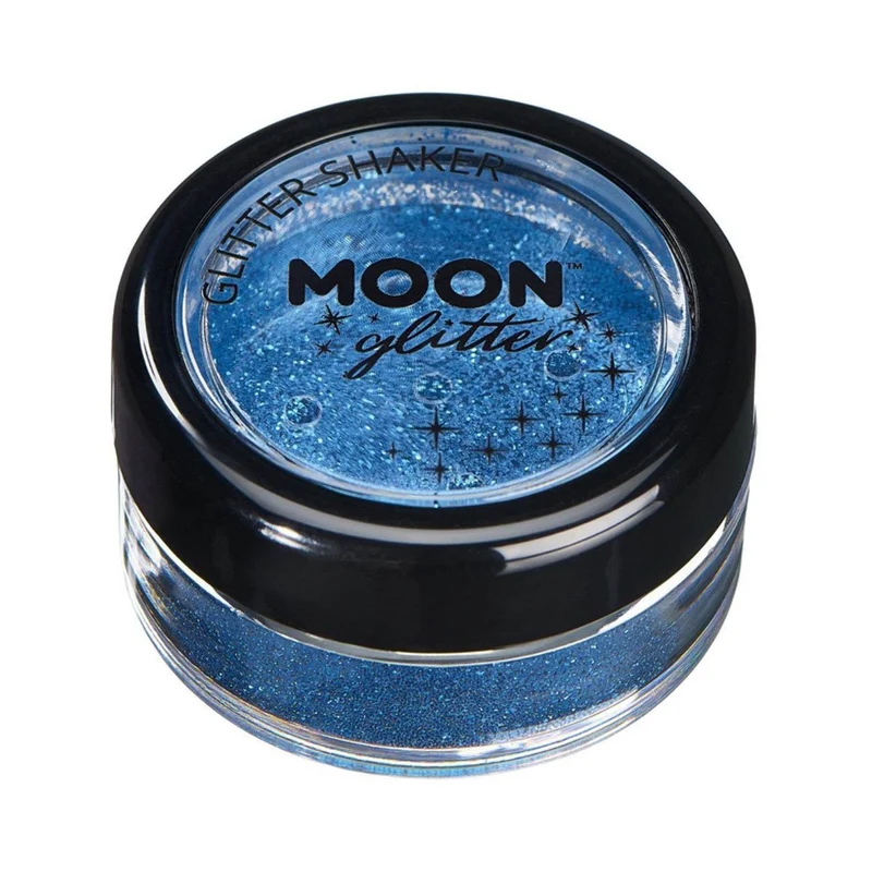 Moon Glitter Classic Fine Glitter Shakers, blue 5 g
