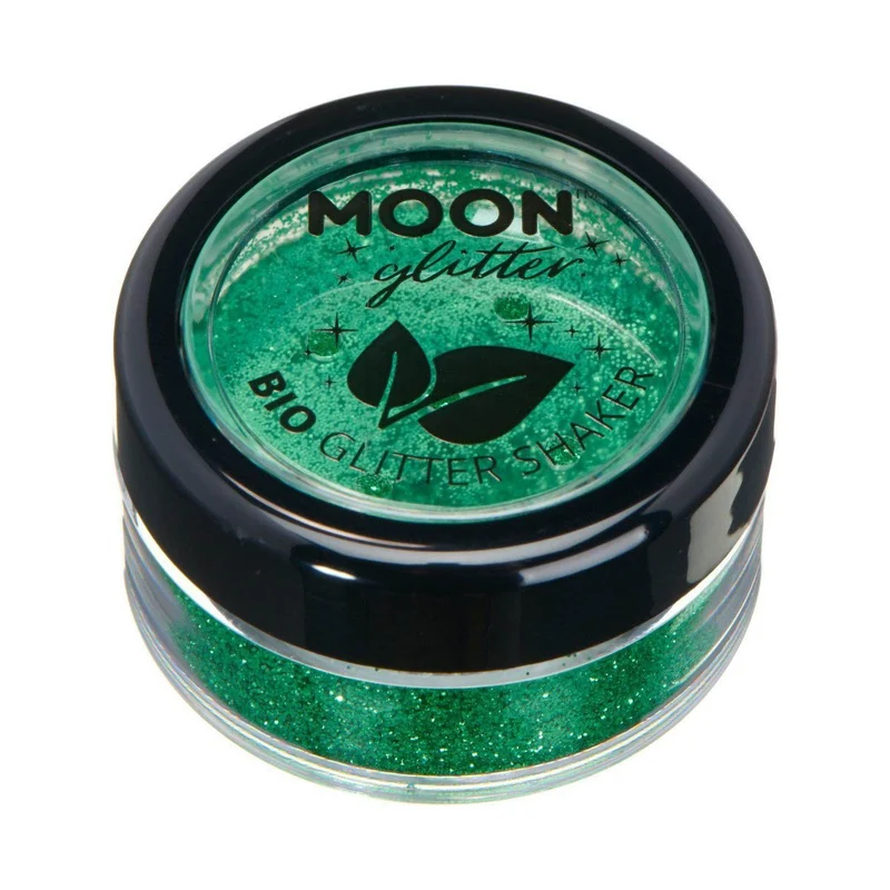 Moon Glitter Bio Glitter Shakers, green 5 g
