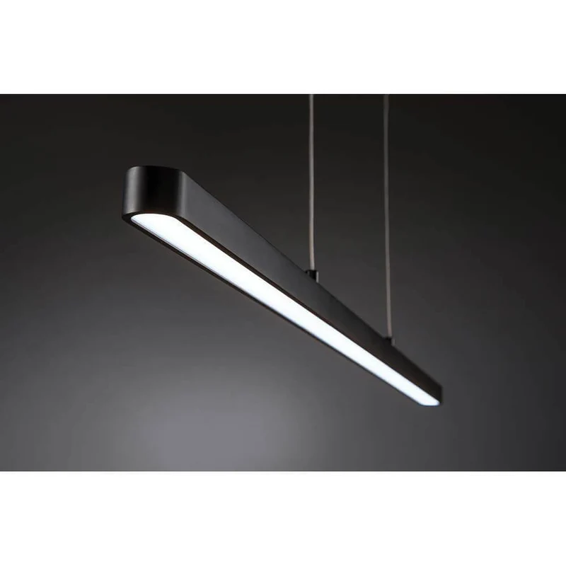 Lento BLE Pendelleuchte LED 1x43W TunW Schw Softlack Aluminium