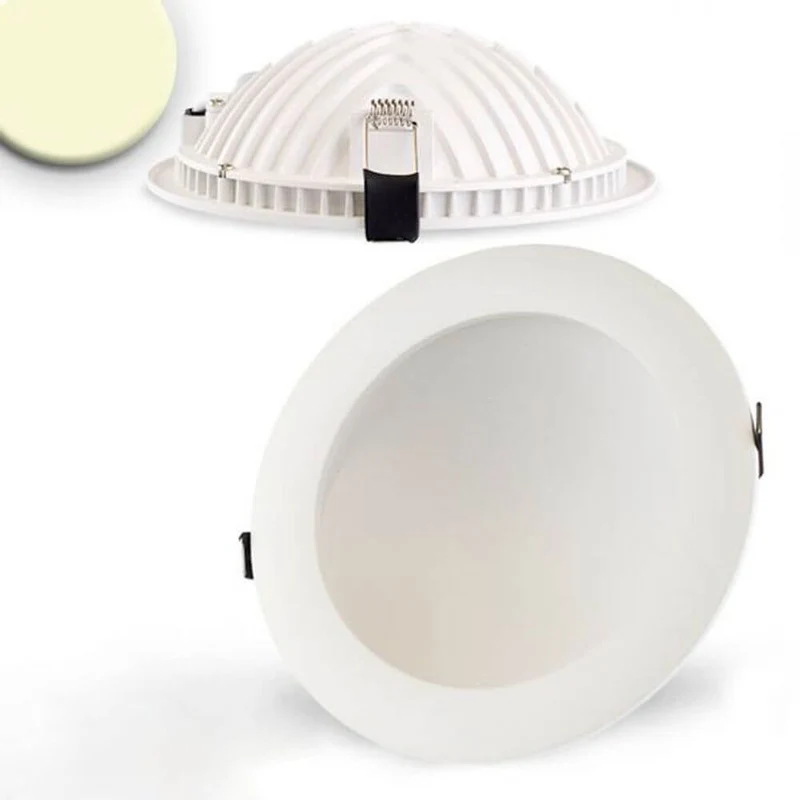 Indirektes Einbau LED-Panel 1030lm Dimmbar Ø 17,3cm Warm Weiß