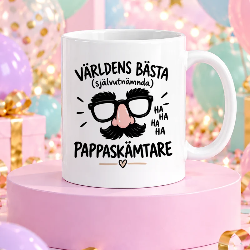 Självutnämnd pappaskämtare | Rolig mugg