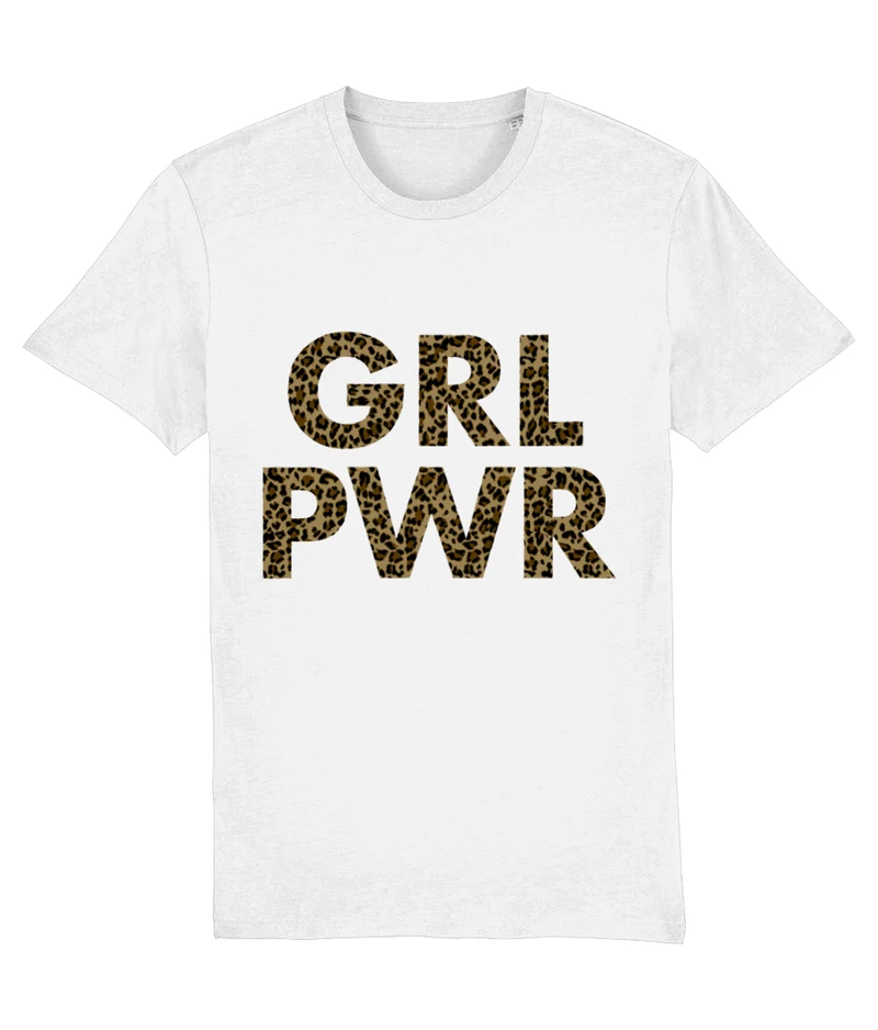 GRL PWR Large - organic T-shirt - Leo