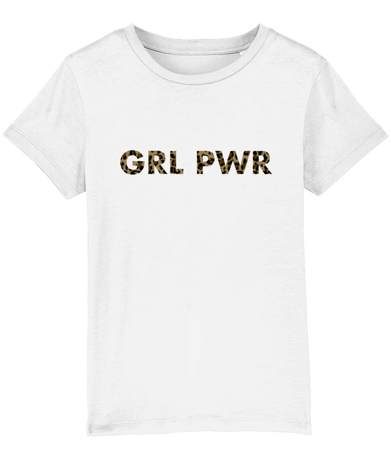 GRL PWR - organic kid T-shirt - Leopard!