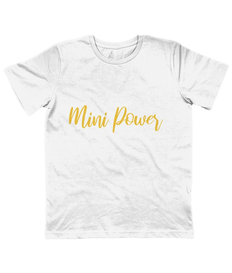 Mini Power - organic kid T-shirt - Yellow