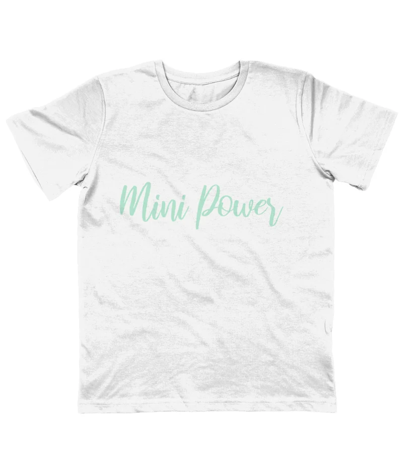 Mini Power - organic kid T-shirt - Mint