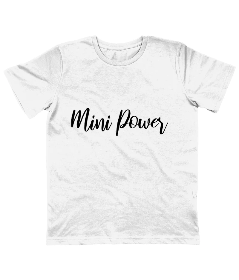 Mini Power - organic kid T-shirt - Black