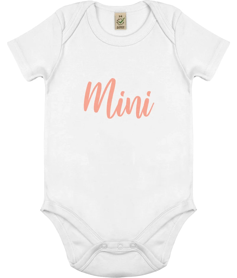 Mini - organic baby body - Peach!
