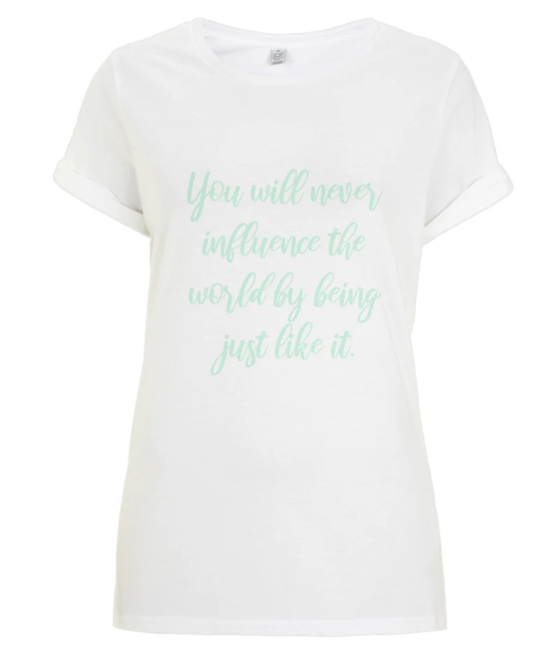 Influence the world - organic T-shirt - Mint