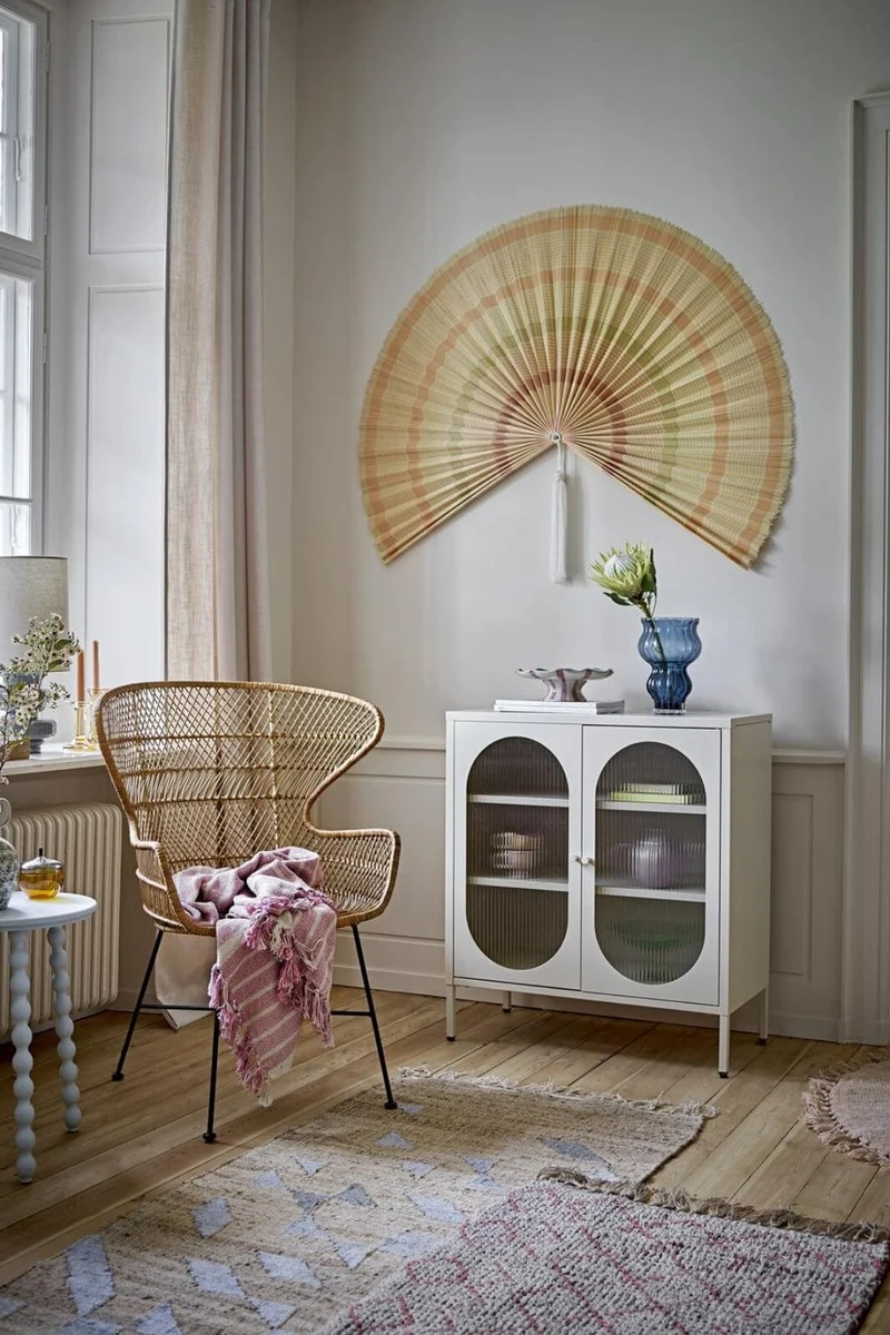 Bloomingville - Jaime Vægdekoration, Gul, Bambus 82064913 - Yellow