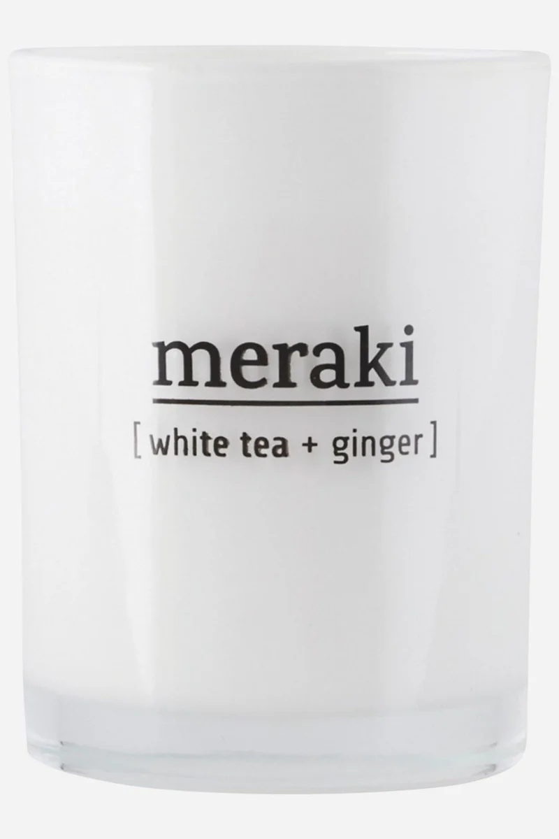 Meraki - Duftlys - White Tea & Ginger 6,7 cm