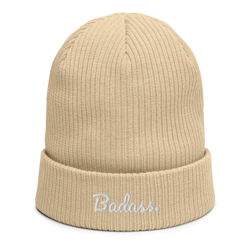 Badass. - organic beanie