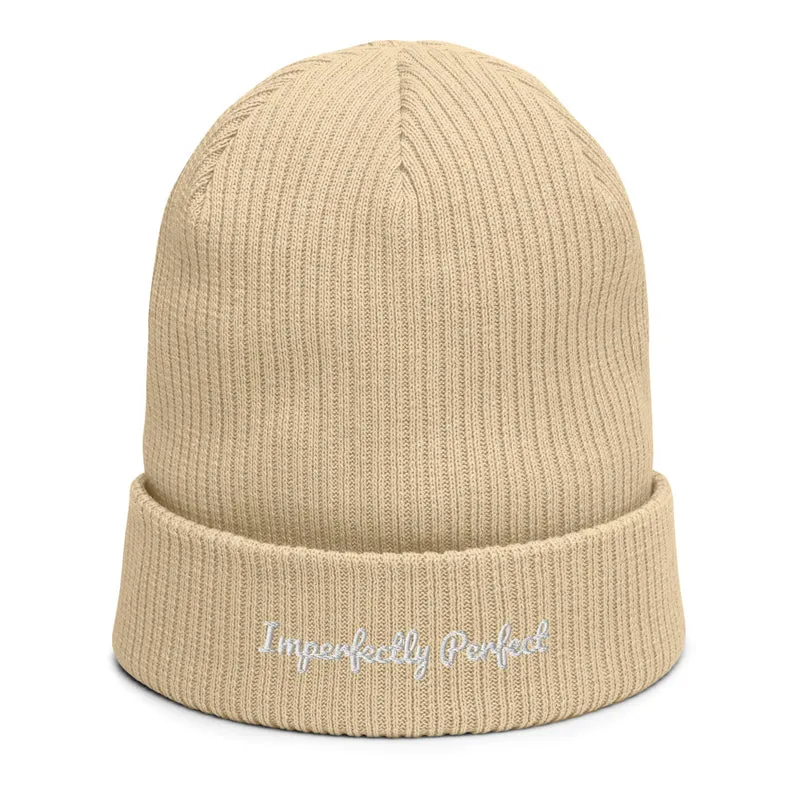 Imperfectly Perfect - organic beanie