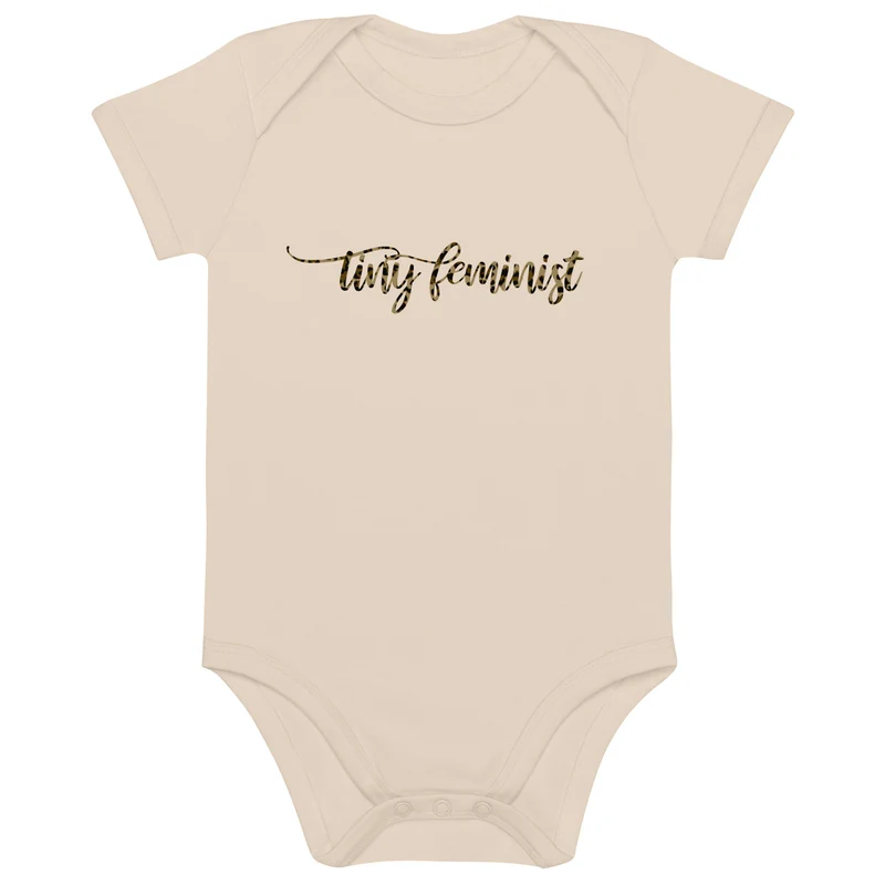 Tiny Feminist - organic baby body