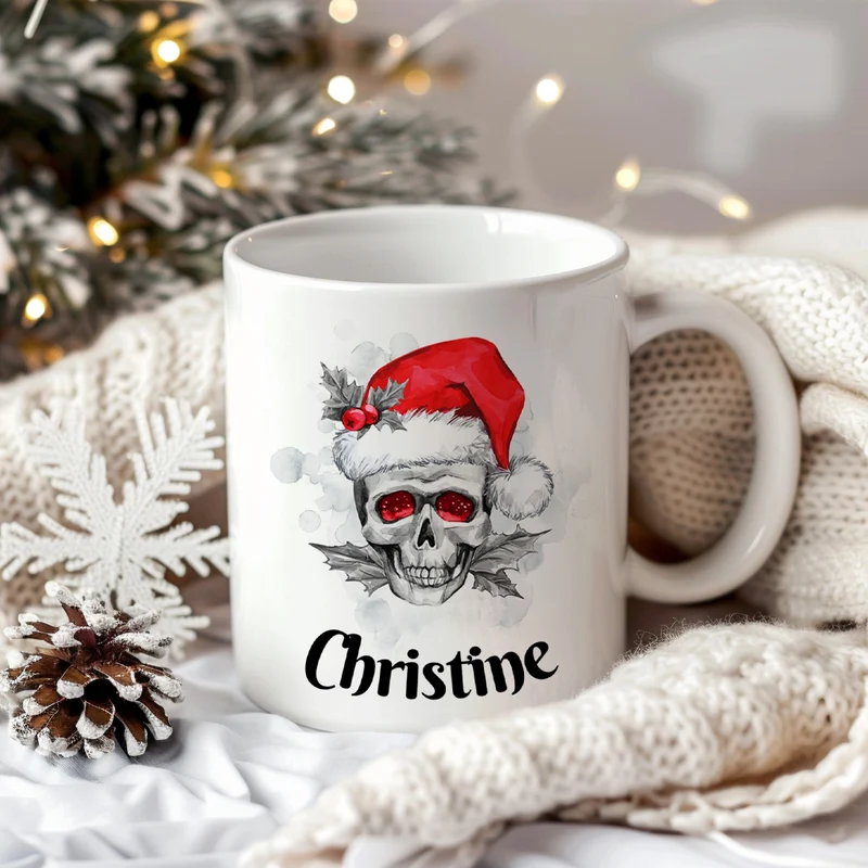 Christmas skull | Personlig julmugg