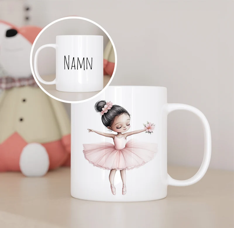Ballerina | Personlig barnmugg