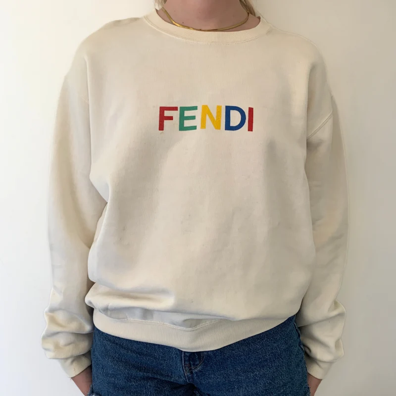 Fendi Tröja Flerfärgad bomull