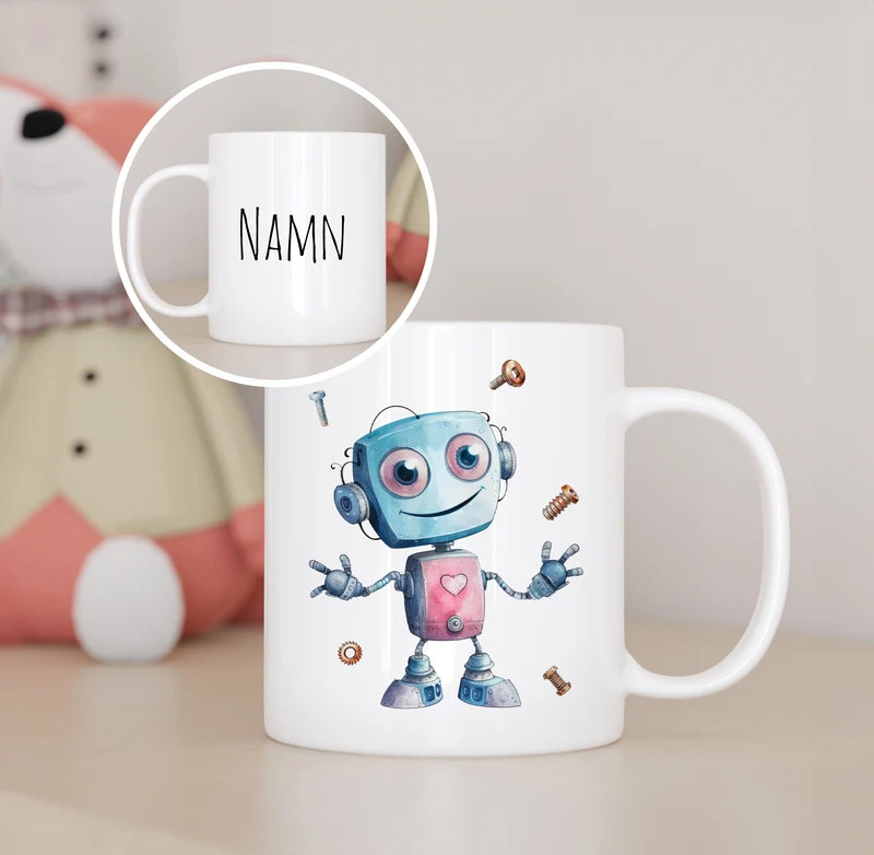 Robot | Personlig barnmugg