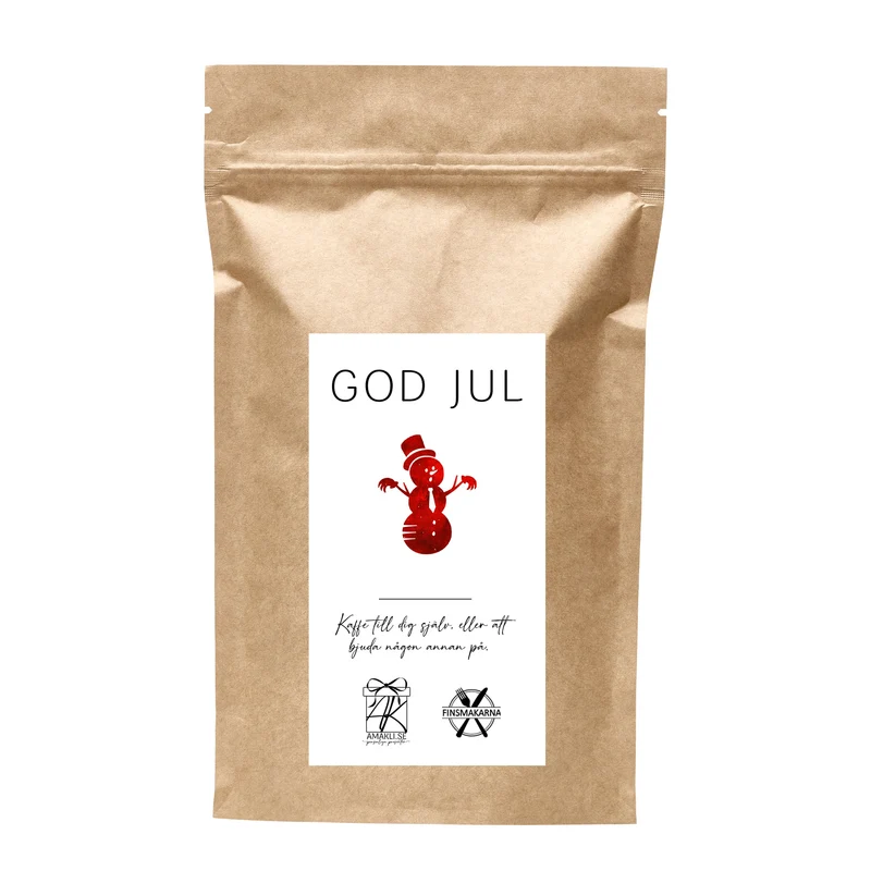 God Jul (Snögubbe) | Amakli Kaffe/Te