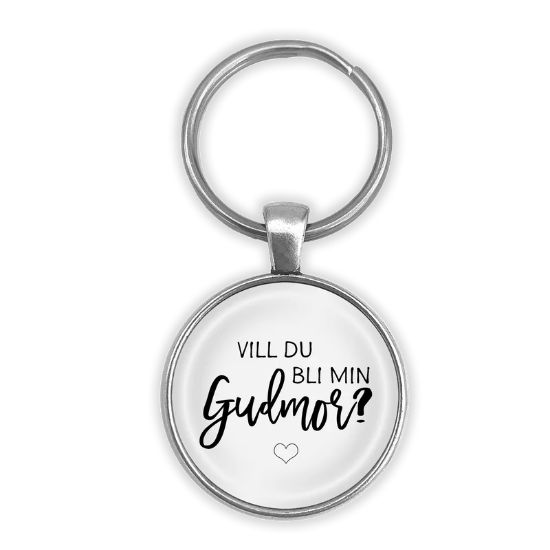 Vill du blir min Gudmor? | Nyckelring