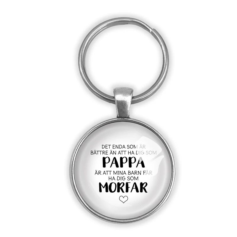 Pappa morfar | Nyckelring
