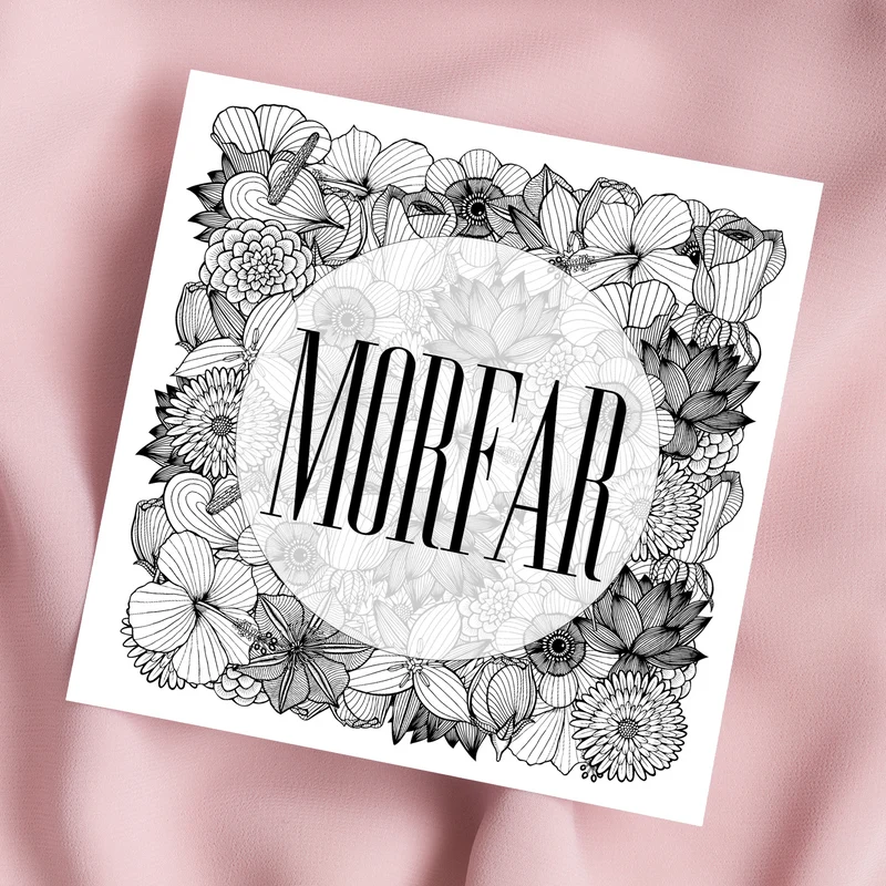 MORFAR | Dubbelvikt kort