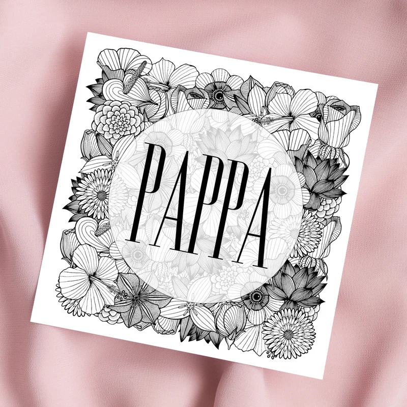 PAPPA | Dubbelvikt kort