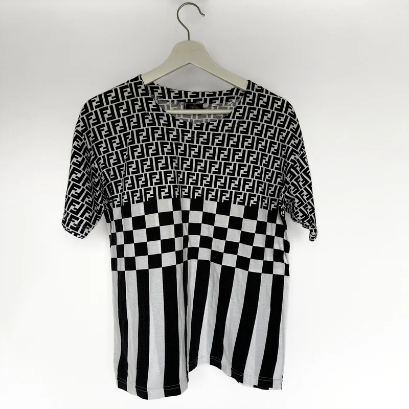 Fendi Logotyp T-shirt Bomull