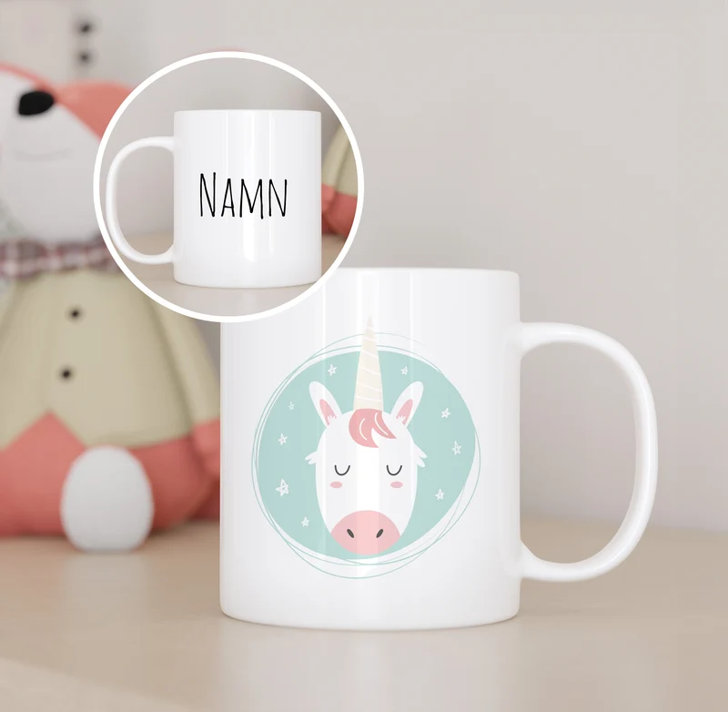 Unicorn | Personlig barnmugg