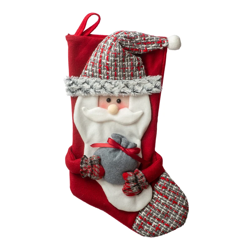 Julstrumpa tomte i 3D