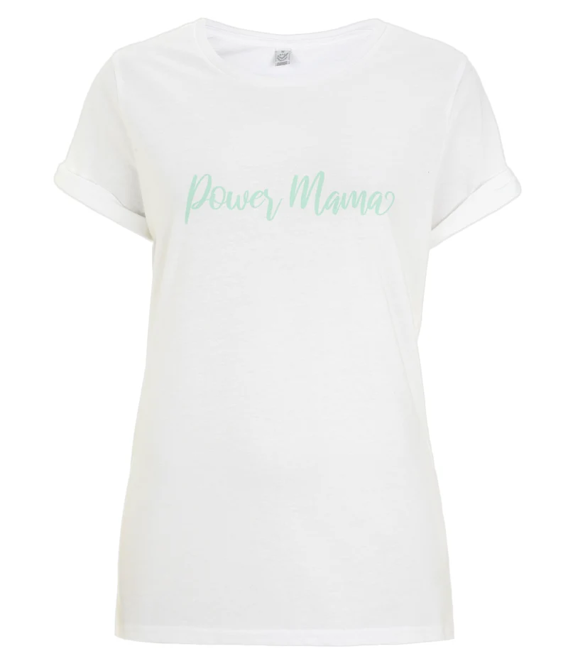 Power Mama - organic Tee - Mint