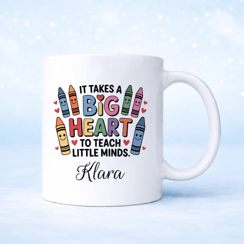 It takes a big heart | Kritor | Personlig mugg