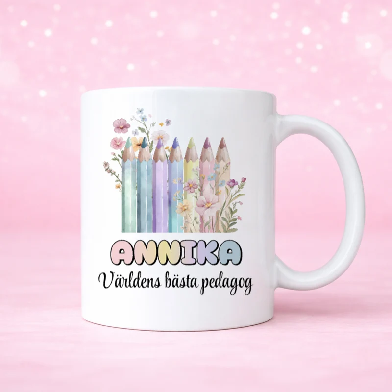 Pennor | Pedagog & Lärare | Personlig mugg
